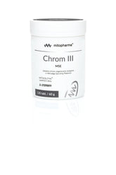 Dr. Enzmann Chrom III MSE supplement bottle with 120 tablets for natural trivalent chromium support.